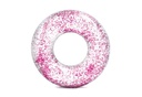 SALVAVIDAS INFLABLE DE GLITTER DE COLORES 64&quot; INTEX