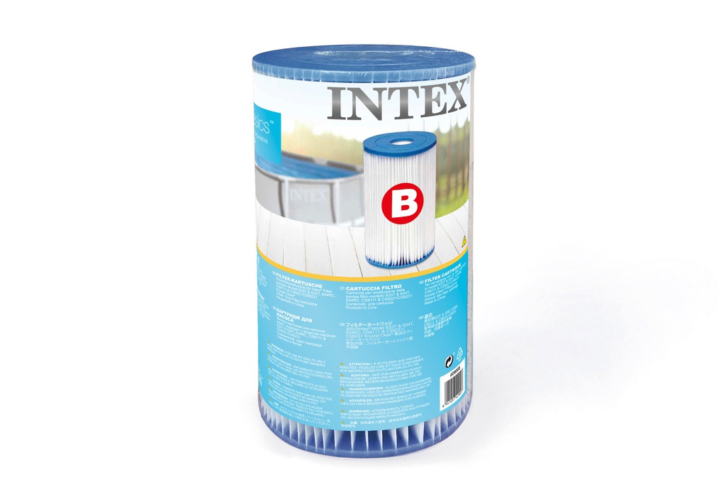 CARTUCHO FILTRANTE TIPO &quot;B&quot; INTEX