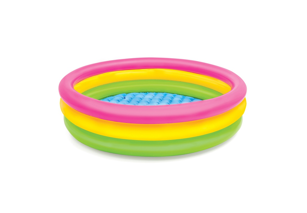 ALBERCA INFLABLE  3 COLORES 1.14M X 25CM INTEX
