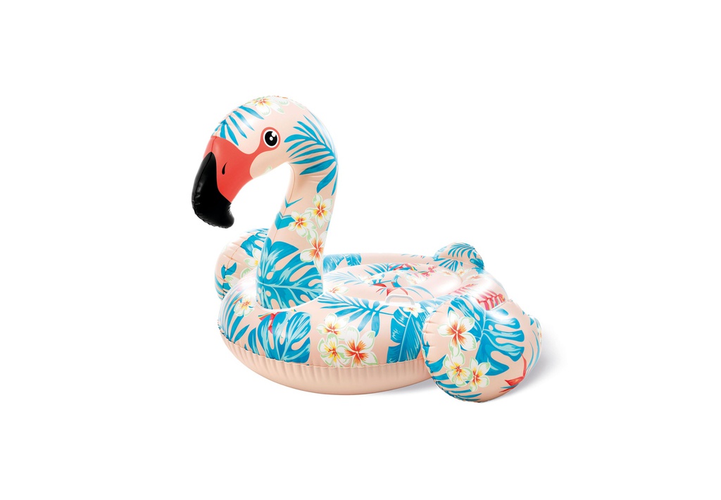 MONTABLE INFLABLE DE FLAMINGO TROPICAL INTEX