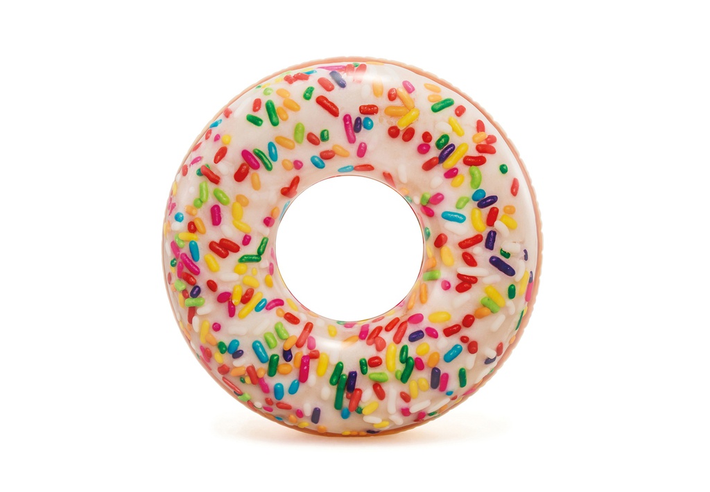 SALVAVIDAS INFLABLE CON CHISPAS DE COLORES 45&quot; INTEX
