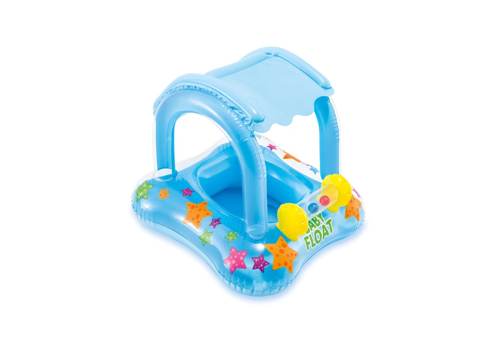 FLOTADOR CON TECHO PARA BEBÉ INTEX