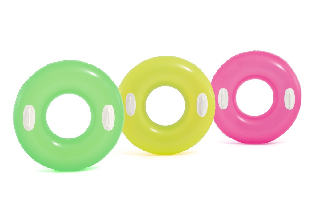 SALVAVIDAS INFLABLE C/AGARRADERA 30&quot; INTEX