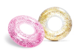 [56274NP] SALVAVIDAS INFLABLE DE GLITTER DE COLORES 64&quot; INTEX